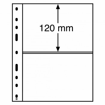 Leuchtturm įmautės OPTIMA albumui 2 skaidrūs skyriai