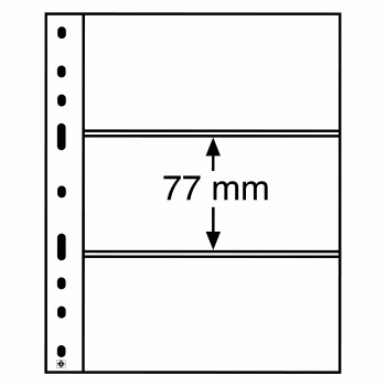 Leuchtturm įmautės OPTIMA albumui 3 skaidrūs skyriai