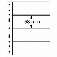 Leuchtturm įmautės OPTIMA albumui 4 skaidrūs skyriai