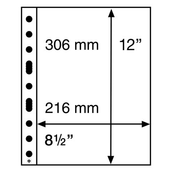 Leuchtturm įmautės GRANDE vienas skyrius 306x216 mm