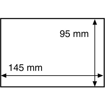 Leuchtturm apsauginės įmautės 145x95mm