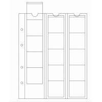 Leuchtturm įmautės OPTIMA albumui 42mm. skersmens monetoms