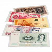 Leuchtturm apsauginės banknotų įmautės BASIC 170 x 86 mm