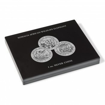 Leuchtturm prezentacinė dežė Volterra “Somalio dramliai” sidabrinių monetų serijai