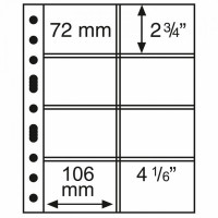 Leuchtturm įmautės GRANDE aštuoni skyriai 106x72 mm