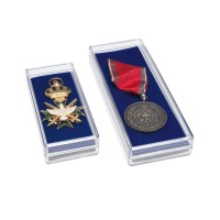 Leuchtturm kapsulė medaliui L, 138 x 53 x 20mm, mėlyna