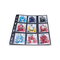 Leuchtturm įmautės GRANDE, devyni juodi skyriai kolekcinėms kortelėms 68x98 mm Leuchtturm įmautės GRANDE, devyni juodi skyriai kolekcinėms kortelėms 68x98 mm