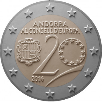 Andora 2014 20 metų Europos Taryboje