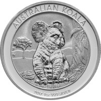 Australija 2017 Koala 1oz 999Ag