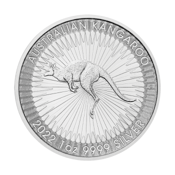 Australija 2022 Kengūra Ag999.9 1 oz