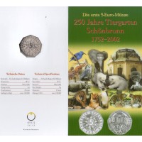 Austrija 2002 250 metų Vienos zoologijos sodui BU