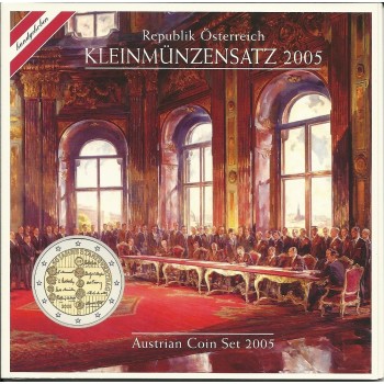 Austrija 2005 Euro monetų BU rinkinys