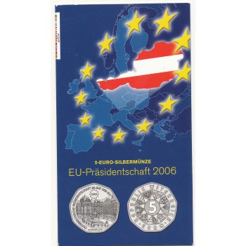 Austrija 2006 5 eurai ES pirmininkavimas BU
