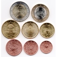 Austrija 2011 Euro monetų UNC rinkinys