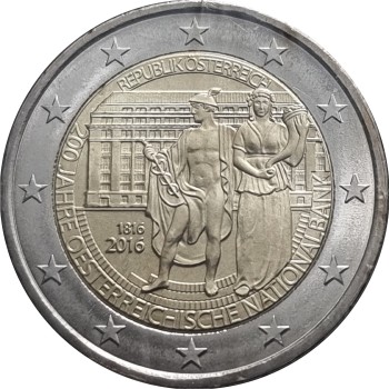 Austrija 2016 200 metų Nacionaliniam bankui