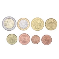 Austrija 2017 Euro monetų UNC rinkinys
