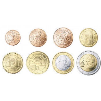 Austrija 2008 Euro monetų UNC rinkinys