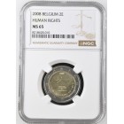 Belgija 2008 Žmogaus teisių deklaracija NGC MS65