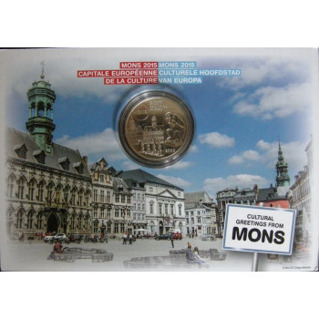 Belgija 2015 5 eurai Europos kultūros sostinė