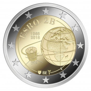 Belgija 2018 Palydovas ESRO-2B UNC Belgija 2018 Palydovas ESRO-2B UNC