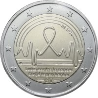 Belgija 2024 Kova su vėžiu Belgijoje UNC