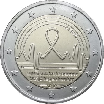 Belgija 2024 Kova su vėžiu Belgijoje UNC