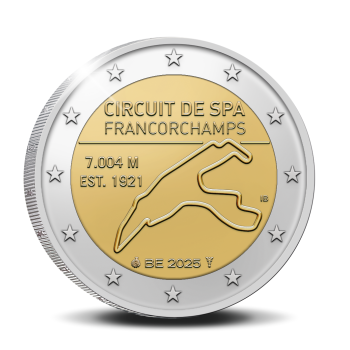 Belgija 2025 Spa-Francorchamps lenktynių trasa (Prancūziška kortelė)