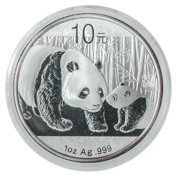 Kinija 2011 Panda Ag999 1oz.