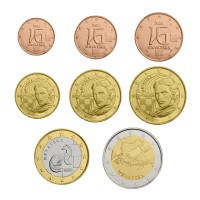 Kroatija 2023 Euro monetų UNC rinkinys