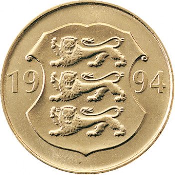 Estija 1994 5 Kronos Estijos Bankui 75