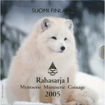 Suomija 2005 Euro monetų BU rinkinys Gyvūnai