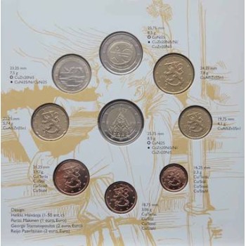 Suomija 2009/II Euro monetų BU rinkinys