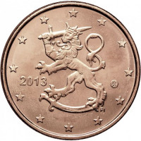Suomija 2013 0.01 centas