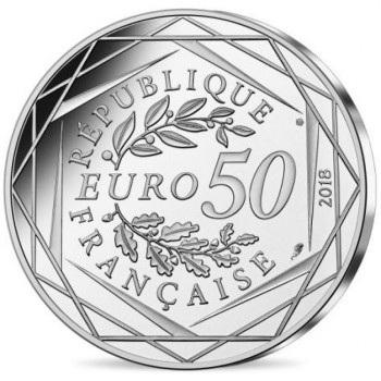 Prancūzija 2018 50 eurų Peliukas Mikis Prancūzija