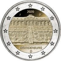 Vokietija 2020 Brandenburgo - Sanssouci rūmai Potsdame (bet kokia atsitiktinė raidė)