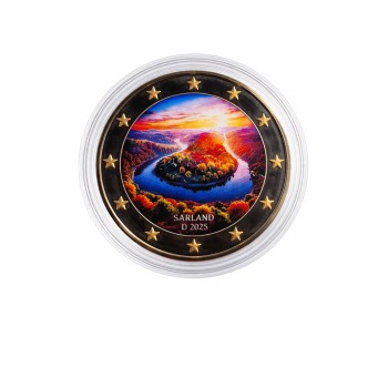 Vokietija 2025 Saro kraštas (Bet kuri atsitiktinė raidė) spalvota