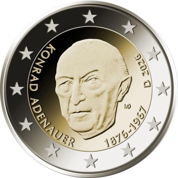 Vokietija 2026 A D F G J Konrad Adenauer (bet kuri atsitiktinė raidė)