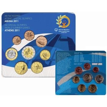 Graikija 2011 Euro monetų BU rinkinys