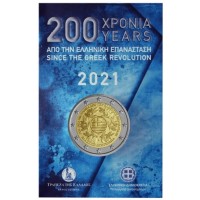 Graikija 2021 Graikijos revoliucijos 200-osios metinės kortelė