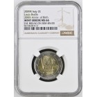 Italija 2009 Louis Braille Kalyklos klaida sertifikuota NGC MS66