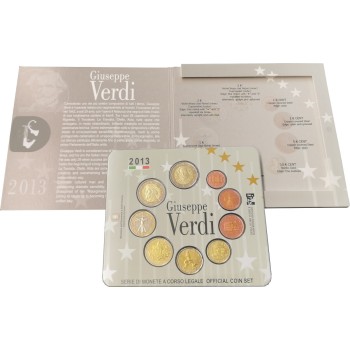 Italija 2013 Euro monetų BU rinkinys Giuseppe Verdi