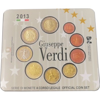 Italija 2013 Euro monetų BU rinkinys Giuseppe Verdi