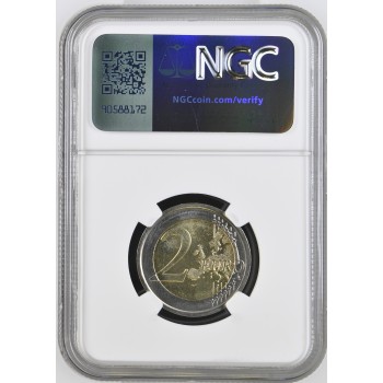 Italija 2015 750-osios Dantės Aligjerio mirties metinės Kalyklos klaida sertfikuota NGC MS65 Italija 2015 750-osios Dantės Aligjerio mirties metinės Kalyklos klaida sertfikuota NGC MS65