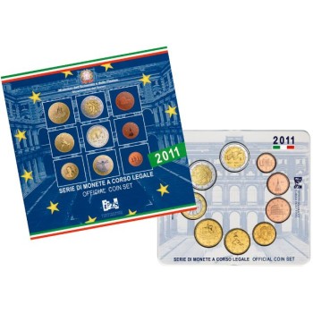 Italija 2011 Euro monetų BU rinkinys su Italijos suvienijimo moneta