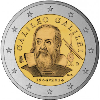 Italija 2014 Galilėjo Galilėjaus (gim. 1564 m.) 450-osios gimimo metinės
