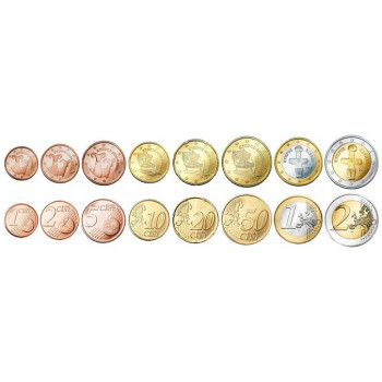 Kipras 2015 Euro monetų UNC rinkinys