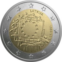 Latvija 2015 Europos Sąjungos vėliavos 30-metis