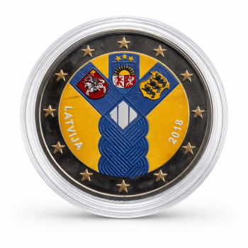 Latvija 2018 Baltijos valstybių 100-metis Spalvota