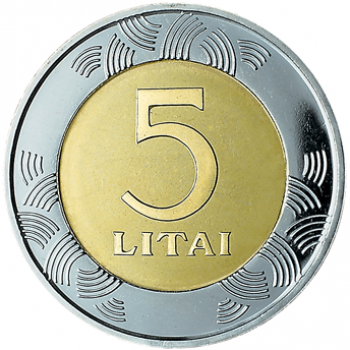 Lietuva 2009 5 Litai