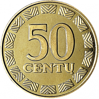 Lietuva 1997 50 centų